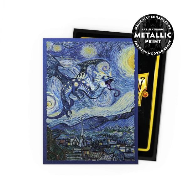 Dragon Shield Sleeves MATTE DUAL ART - Starry Night (25th Ann. ed) (100pk) Online