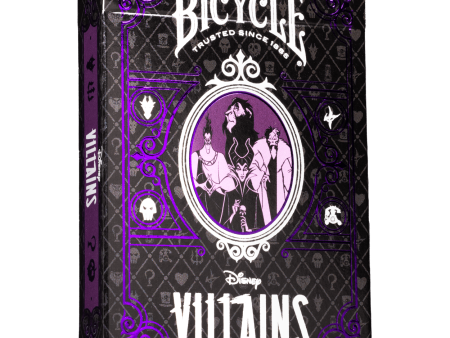 Playing Cards - Bicycle: Disney Villains (Purple) on Sale