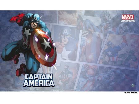 Marvel Champions: Captain America Game Mat Supply