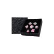 Inscripted Sakura Pastel White - Metal RPG Dice Set (LPG) Online Hot Sale