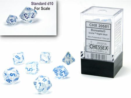 Mini Borealis Luminary Icicle w Light Blue - 7 Die Set (CHX20581) Discount