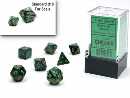 Mini Scarab Jade w Gold - 7 Die Set (CHX20415) Online Sale