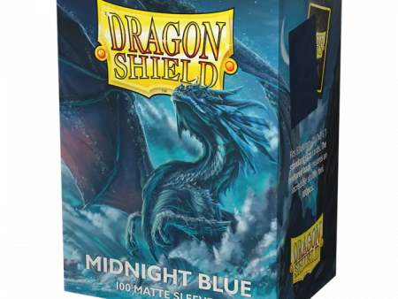 Dragon Shield Sleeves Matte - Midnight Blue (100pk) Supply