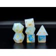 Festive Opalite - Semi Precious Stone RPG Dice Set Online