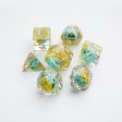 Green Skull RPG Dice Set (7) - Gamegenic Embraced Series Hot on Sale