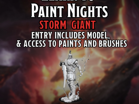 Clayfield Learn to Paint - Storm Giant - Mon 20th Jan For Discount