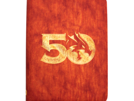 Printed Leatherette Book Folio Dungeons & Dragons 50th Anniversary For Cheap