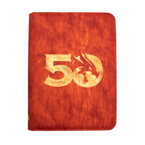 Printed Leatherette Book Folio Dungeons & Dragons 50th Anniversary For Cheap