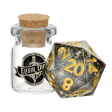 MDG Elixir Liquid Core Dice: Vanishing Oil (Single d20) Fashion